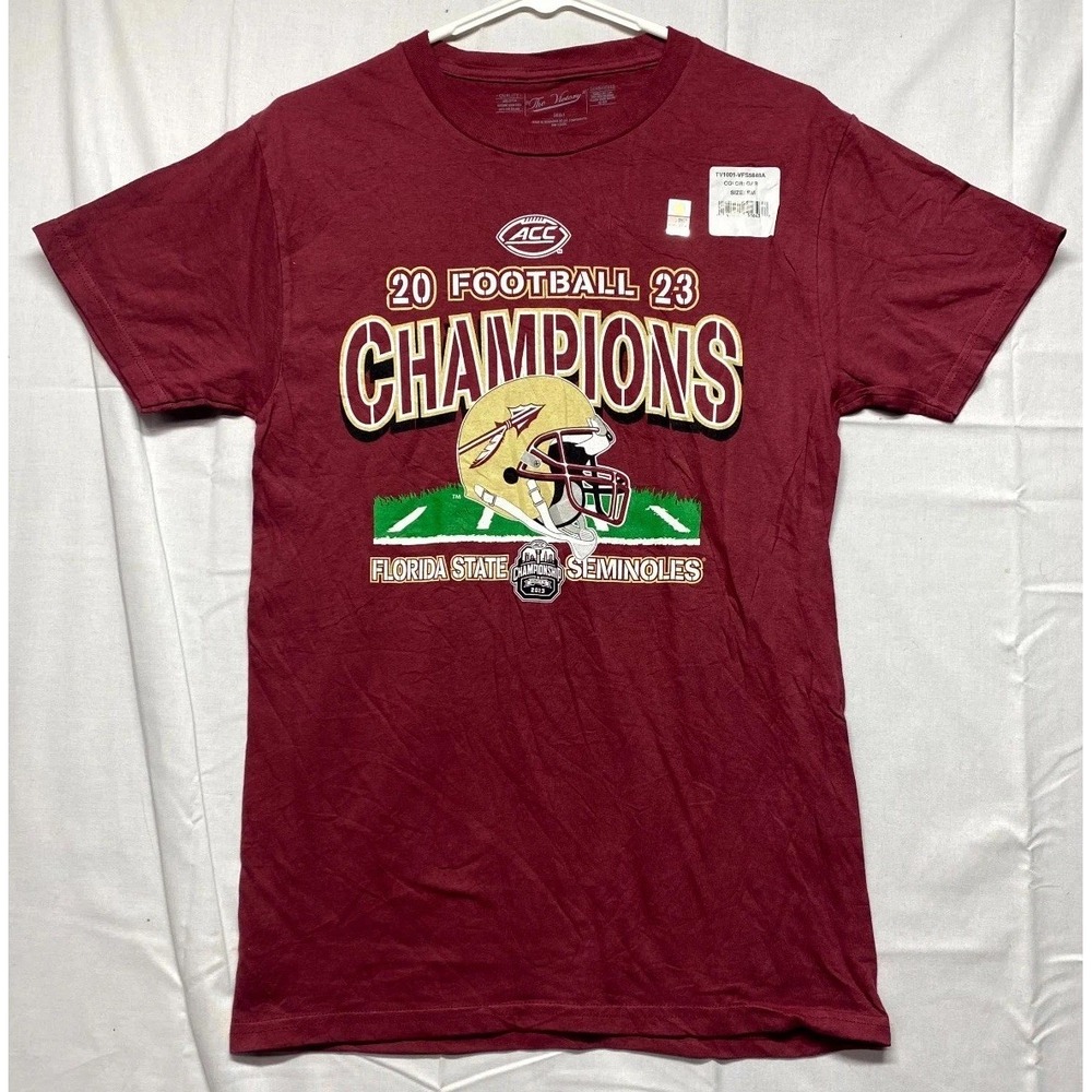 Florida State Seminoles Champions 2023 NCAA Football T Shirt Mens S The Victory